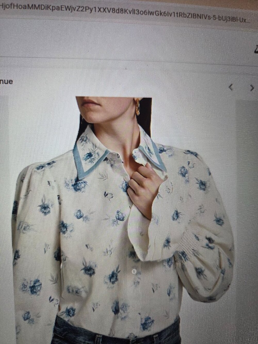 Aston Linen Blouse sz S